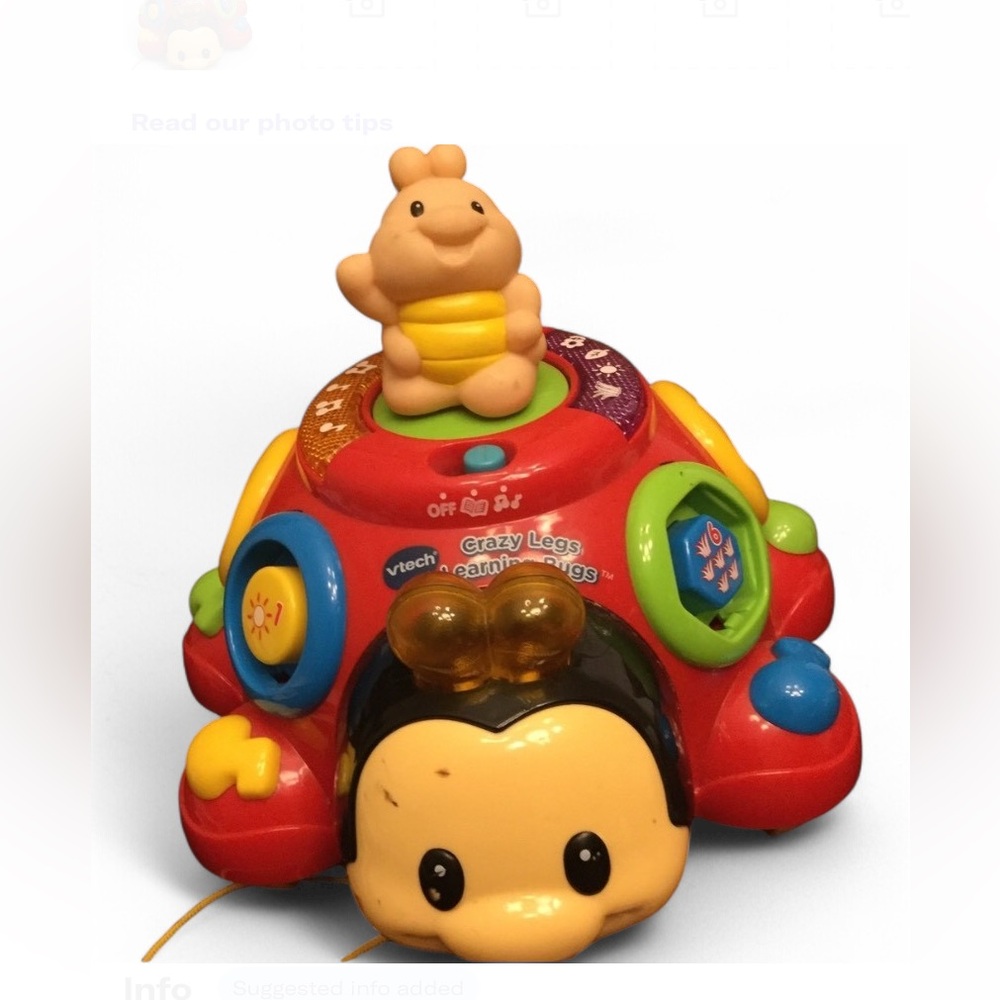 Baby toy moving lady bug